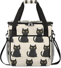 Cool Black Cats Coffee Maker Travel Bag for K-Mini or K-Mini Plus Single Serve Coffee Brewer Portable Storage Tote Case for Tarvel