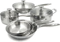 Arma Pro Tri-Ply Clad 18/10 Stainless Steel Cookware Set