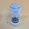 Kungka Electric coffee machines No-drip coffee pot easy-pour design removable filter basket and one-touch on/off switch