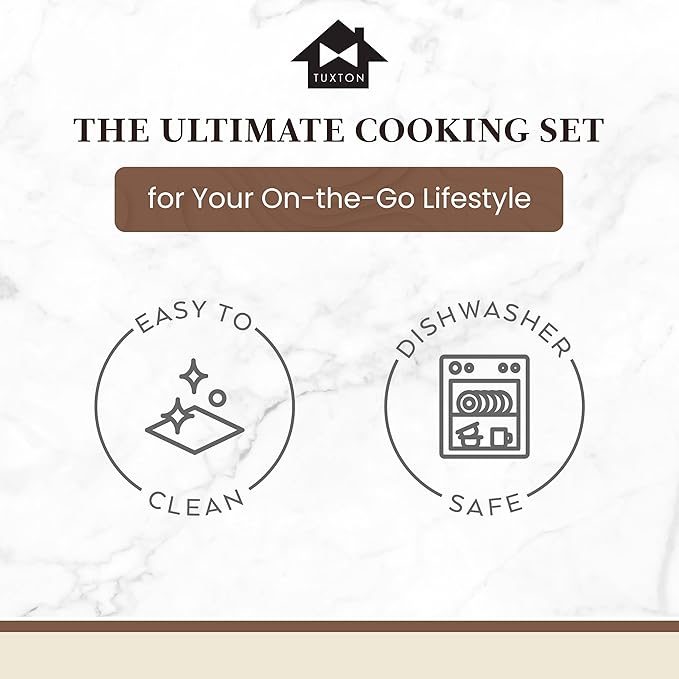 Non Stick Frying Pans - Tuxton Home Concentrix 2-Piece Stainless Steel Pan Set - Stove &amp Oven Compatible 8-inch &amp 11-inch Ceramic Frying Pan with Riveted Handles - Cayenne Red Nonstick Pan Set