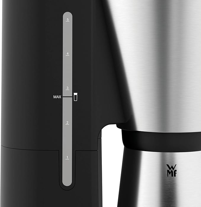 WMF KITCHENminis 0412260011 Aroma Filter Coffee Maker Thermo-To-Go Compact Insulated Jug and Takeaway Mug Cromargan High Quality 760 W Up to 5 Cups