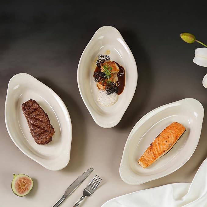 Stoneware Wide Rim Commercial Grade Dinnerware America White Rarebit Dish 15oz Case of 12