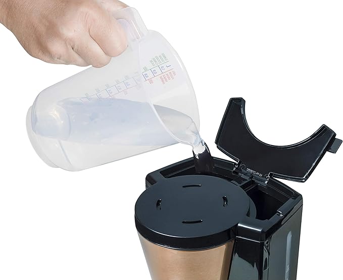 Bestron Coffee Maker with 8 Cups 900 W Stainless Steel Copper Effect