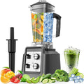 Blenders for Kitchen Smoothie Blender with Timer - Countertop Blenders with 68oz Dishwasher-Safe Pitcher Ice Crushing &amp Frozen Fruit Silver