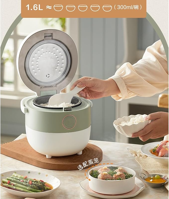 GRFIT Electric Rice Cooker Household Mini Multi-function Heat Reservation Cooking Porridge Small Rice Cooker 1-2 People jinyi2016SHOP-1998