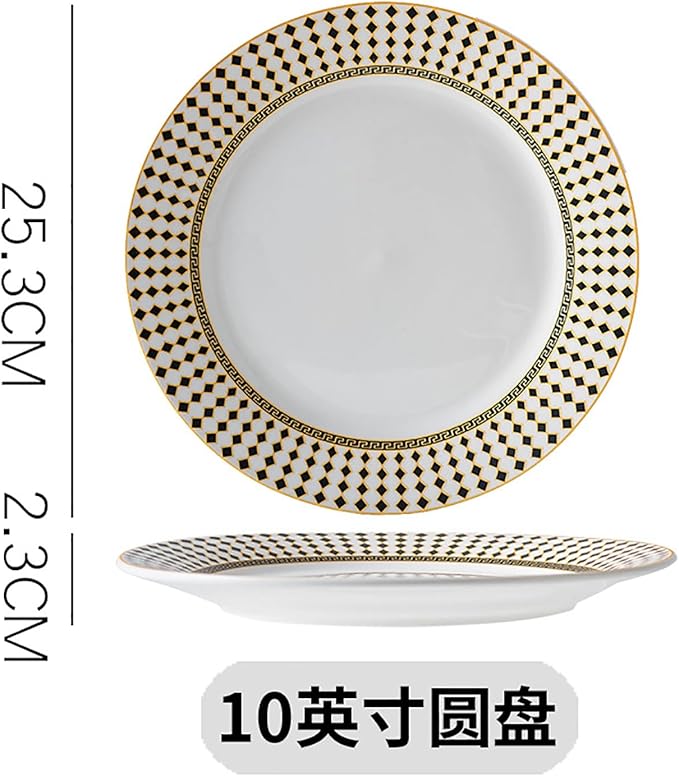 bone china dinnerware set tableware set dinner plate set round plates cups and plates sets for kitchen 24-piece dish set for 6 kitchen dishes set for housewarmingpartydinner