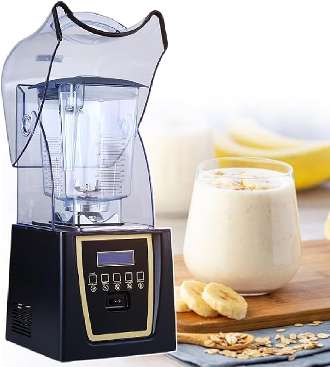 Heavy-Duty Blender for Smoothies 1800W 70 Oz 4 Preset Speeds 4-leaf Stainless Steel Blade Commercial Blender for Smoothies Ice Crush Shakes110V
