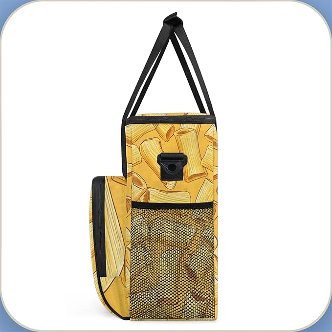 Noodles Coffee Maker Travel Bag Funny Food Insulated Grocery Bag Travel Picnic Leakproof Cooler Bags With Shoulder Strap