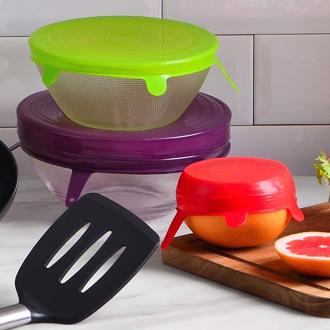 San Ignacio PRESSED ALUMINUM KITCHEN BATTERY SET + 12pc SILICONE LID SET BLACK/MULTICOLOUR PK4694