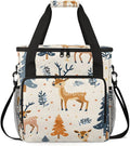 Cartoon Tree Coffee Maker Carrying Bag Retro Tree Travel Storage Bag Compatible with K-Mini or K-Mini Plus Single Serve Coffee Brewer Carrying Case with Multiple Pockets &amp Shoulder Strap