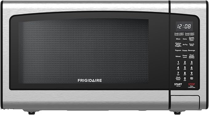 FRIGIDAIRE 1.2 cu ft Microwave Digital Air Fryer Convection Oven Combo-Fry with XL Capacity Stainless Steel Finish