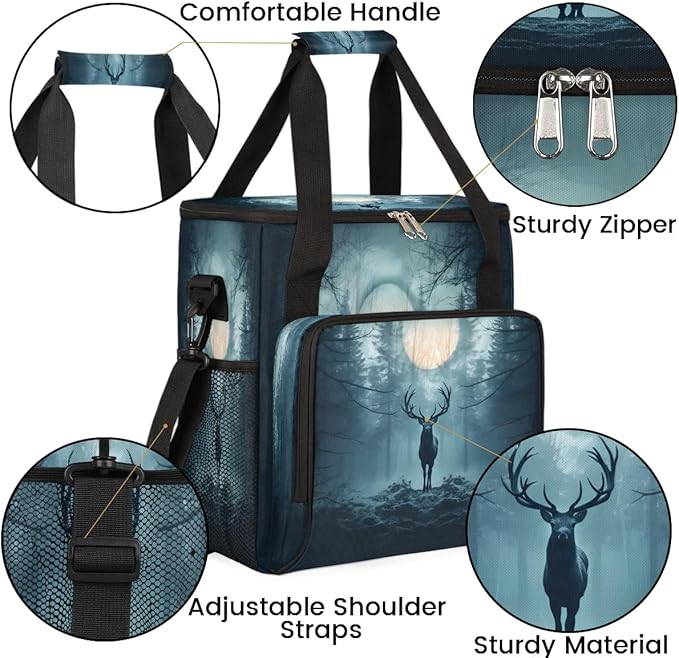 Moon Deer Coffee Maker Carrying Bag for Keurig K-Mini or K-Mini Plus Storage Portable Coffee Maker Travel Bag