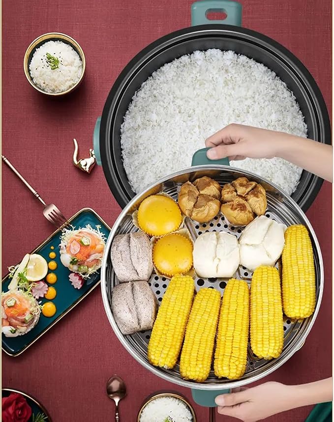 GRFIT Large Capacity Rice Cooker Non-Stick 6-70 People Hotel Commercial Super Large Electric Rice Cooker Commercial Cookware (Color : 45L with Steamer)