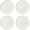 Lenox Wicker Creek Dinner Plates 7.10 White Set of 4