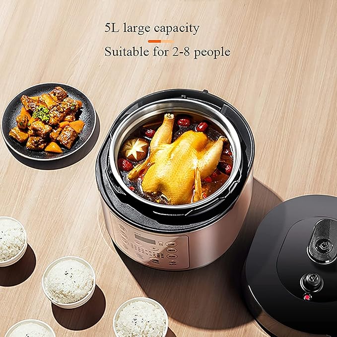 Household Electric Rice Cooker Household Rice Cooker Thicken Non-Stick Double Liner 24H Reservation And Heat Preservation For 2-8 People
