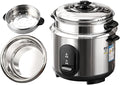 Household Electric Rice Cooker With Steamer 304 Stainless Steel Inner Pot Intelligent Insulation Mak(3L)