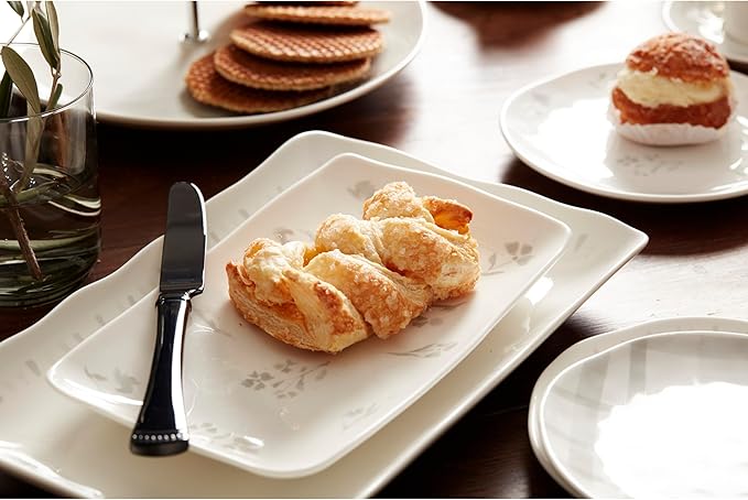 Lenox Oyster Bay 2-Piece Nesting Serving Platters 3.40 LB White