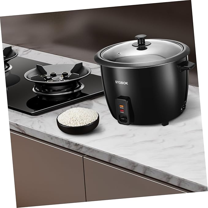 Healifty Portable Electric Rice Cooker with Clear Lid Multi-functional Cooker for Rice Porridge Stews Soups and Steamed Food Automatic Keep Warm US Plug for Household Use
