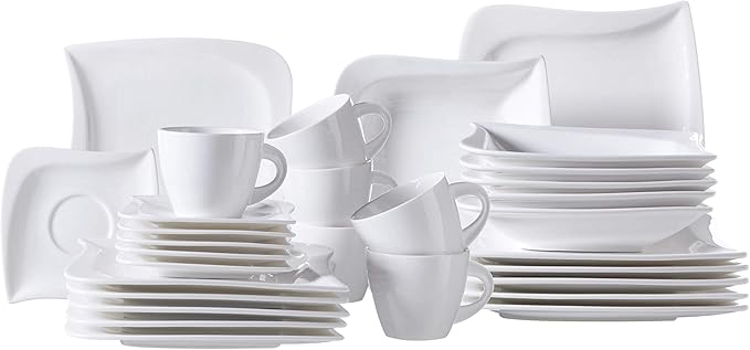 M盲ser La Musica Series 30 Piece Combi Set for 6 People Porcelain Dinnerware Set