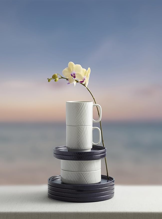 Lenox 897948 Modulus 16-Piece Dinnerware Set Nightshade