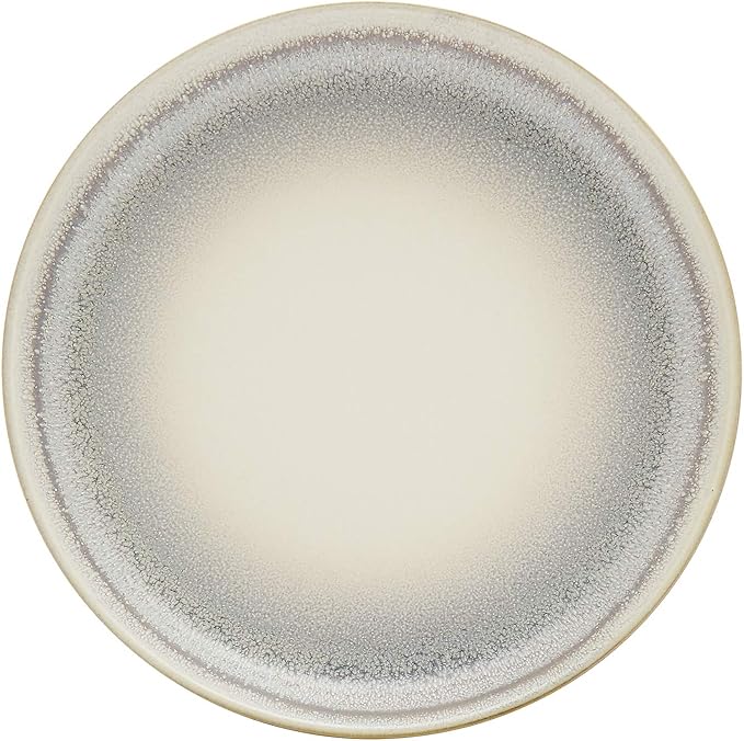 Tabletops Gallery Industrial Farmhouse Dinnerware- Stoneware Dishes Service for 4 Dinner Salad Appetizer Dessert Plate Bowls 16 Piece Hudson Dinnerware Set with Reactive Glaze