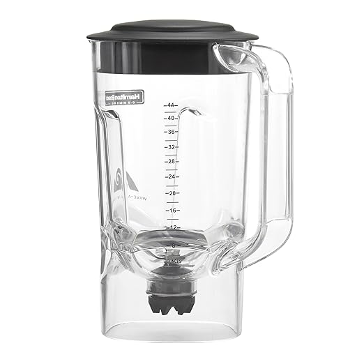 Hamilton Beach Commercial 908®R 44 Ounce / 1.25 Liter Polycarbonate Container Fits Blenders (Model: HBB908R) 6126-908R