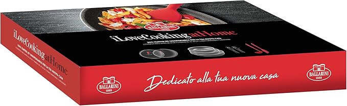 I love coooking at home Ballarini Gift Set 9 Pieces Space Saving