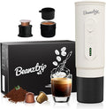 H02 PRO Portable Electric Espresso Maker Women's Day Gift Coffee Machine Compatible with NS Capsule Original Pods &amp Ground Coffee Mini Travel Espresso maker for Camping Hiking RV