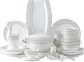 Bone China Dinner Sets Nordic Creative Phnom Penh Combination Ceramic Tableware Suit Suitable for Gifts Wedding Hotel 60 Piece