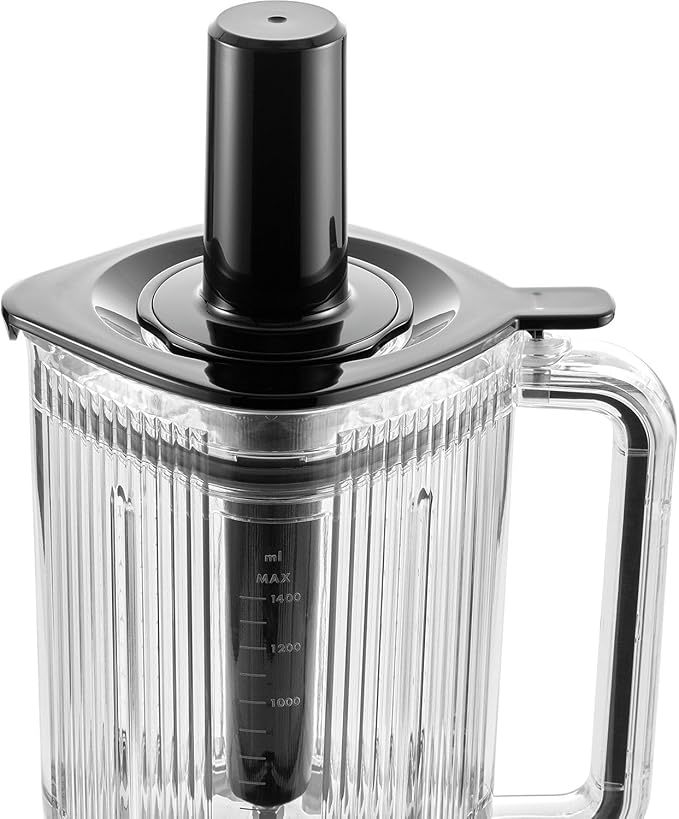 Professional 12-Speed High-Performance Countertop Blender 1400 Watt Motor 64 Oz BPA-Free Tritan Container Digital Controls Pulse Function Tamper Tool Included Friction Heat for Hot Soups Ice Cr