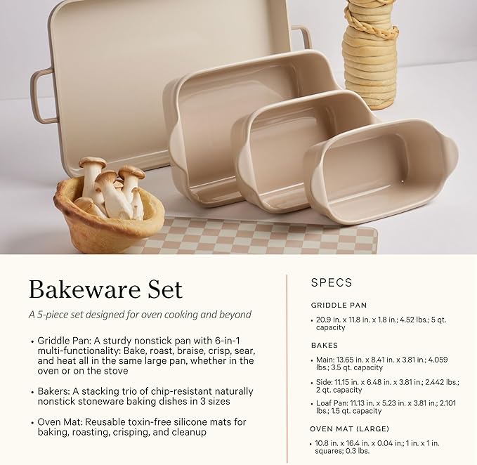 Our Place Ultimate Cookware Set - Complete 18-Piece Set Including the Always Pan Perfect Pot and Bakeware Set | Multifunctional Toxin-Free Nonstick | Replaces 44 Pieces | Blue Salt