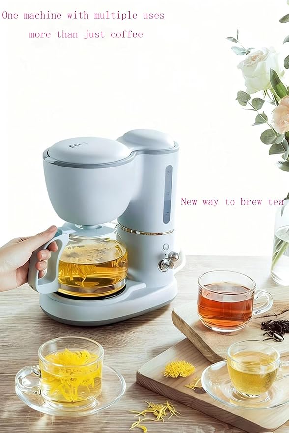 Multifunctional coffee machine can brew iced coffee can be used with travel mug detachable water tank with power cord storage function suitable for travel camping office home use