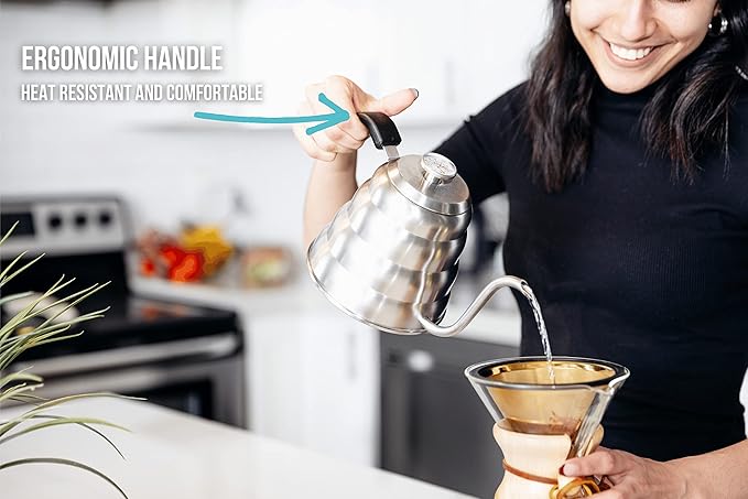Barista Warrior French Press Coffee Maker &amp Gooseneck Kettle