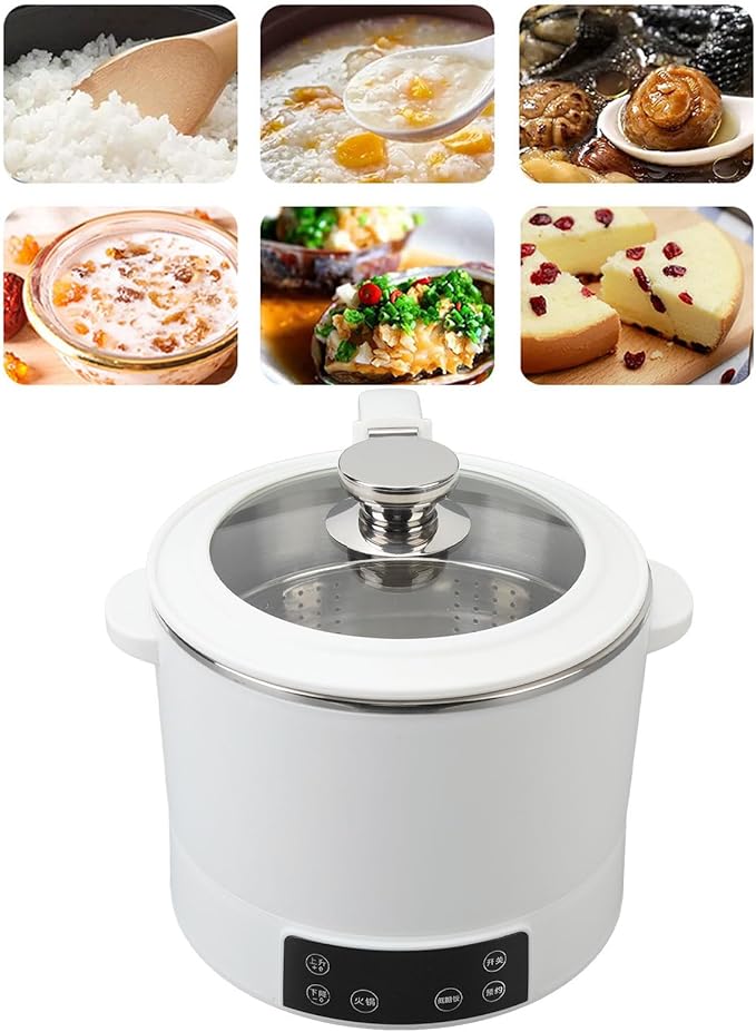 Rice Cooker 3L Electric Lifting Food Steamer Intelligent Sugar Removal Rice Maker for Home Kitchen Resturant (US Plug110V)