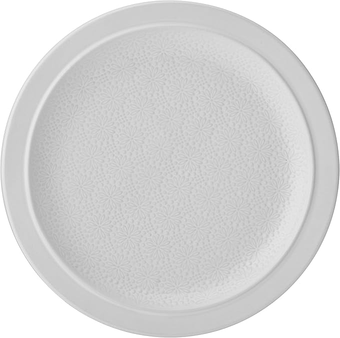 Pfaltzgraff Blooming Meadow 12 Piece Plates Bowls Dinnerware Set Service for 4 Cream