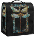 cfpolar Kitchen Aid Mixer Cover Compatible with 6-8 Quarts Animal Glass Painting Dragonfly Stand Mixer Cover Kitchen Aid Mixers Accessories Appliance Organizer Bag Dust Covers with Zipper Pocket
