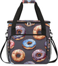 Chocolate Donuts Coffee Maker Carrying Bag for Keurig K-Mini or K-Mini Plus Storage Portable Coffee Maker Travel Bag