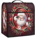 Kitchen Aid Mixer Cover Christmas Ball Santa Claus Stand Mixer Cover Compatible with 6-8 Quarts Stand Mixers Dust Covers with Zipper Pocket Foldable Washable Kitchen Aid Organizer Bag