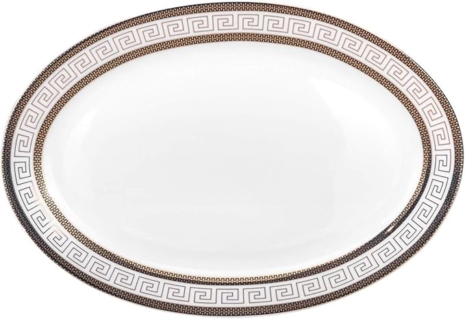 Euro Porcelain 57-pc Banquet Dinnerware Set Luxury Tableware Dining Service for 8