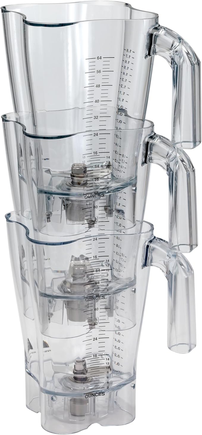Hamilton Beach Commercial Fury High-Performance Blender 64 Ounce / 1.8 Liter Capacity 3 HP Motor NSF Certified HBH550R