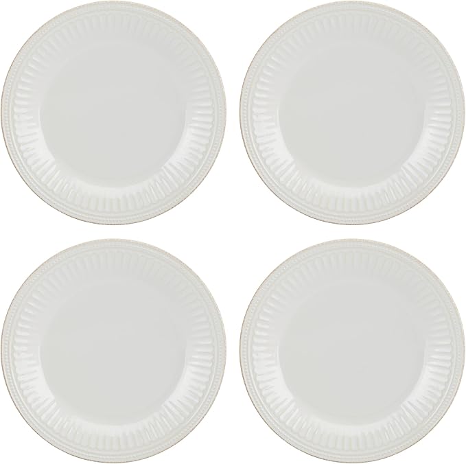 Lenox 895721 French Perle Groove Dinner Plates Set Of 4