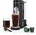 Ninja PB040C Single Server Coffee Maker Compatible with 62oz K-Cup Pods Iced Coffee Reservoir Black (Renewed)