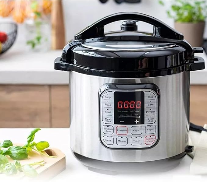 Electric rice cooker multifunctional pressure cooker steaming and stewing machine with a large capacity of 6L suitable for essential small appliances in home kitchens/restaurants