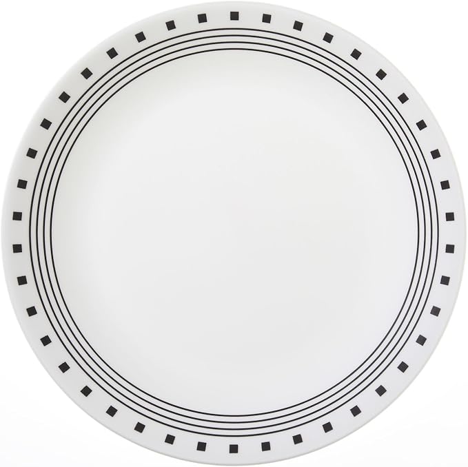 WORLD KITCHEN Corelle 16 Piece Livingware City Block Set Black
