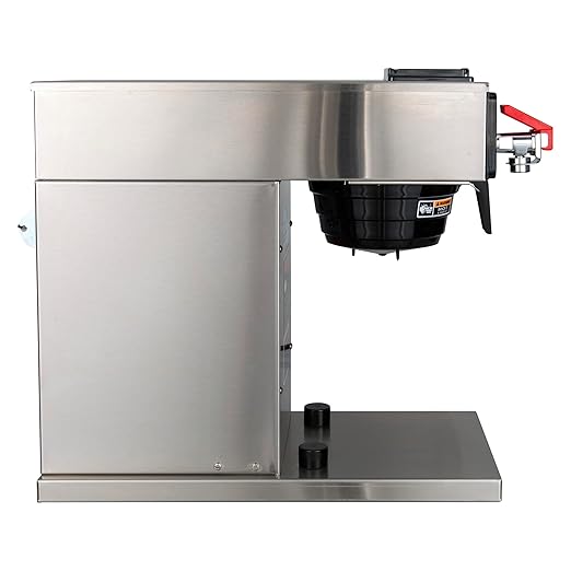 BUNN 12950.0360 12 Cup CWTF15-TC Automatic Commercial Thermal Coffee Brewer Black/Stainless (120V)