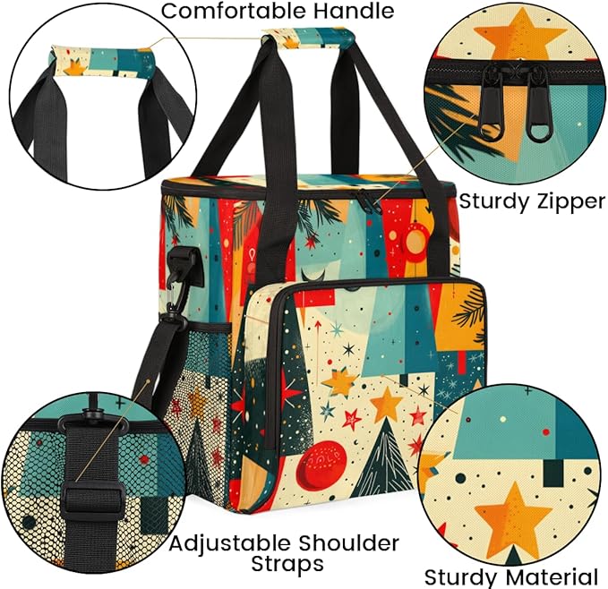 Abstract Tree Coffee Maker Carrying Bag Mystical Tree Travel Storage Bag Compatible with K-Mini or K-Mini Plus Single Serve Coffee Brewer Carrying Case with Multiple Pockets &amp Shoulder Strap