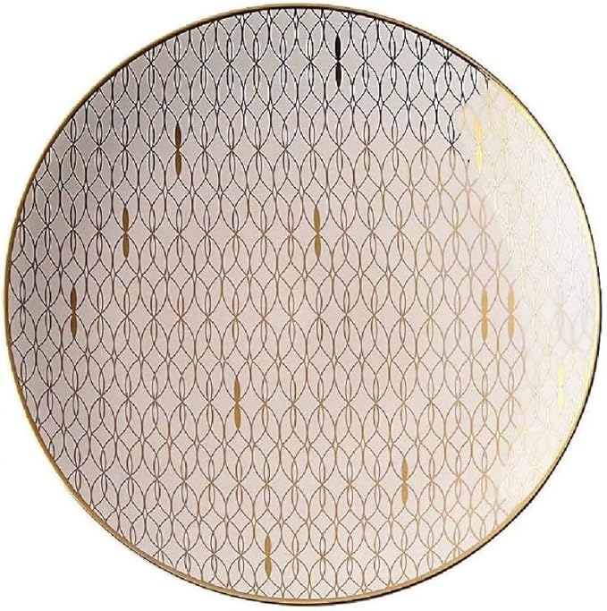 4-Piece Place Setting 5.50 LB Dishes and Plates Sets Round Dinnerware Set Plate Bowl Cup Cutlery