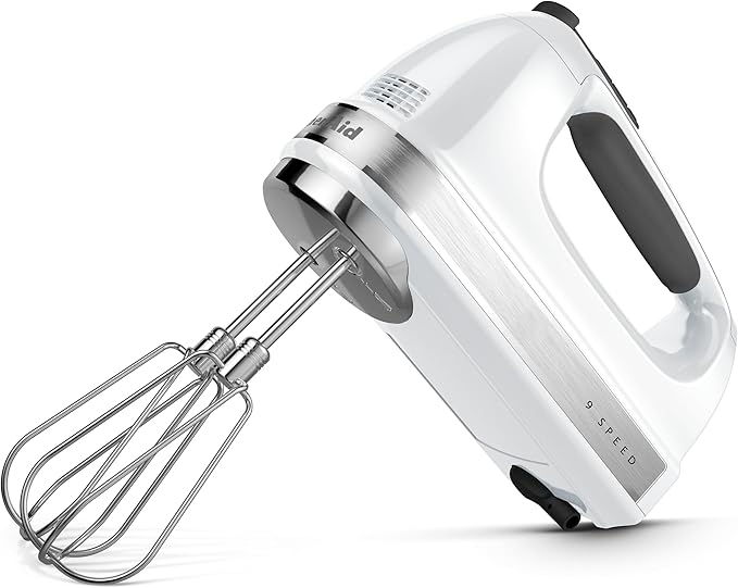 KitchenAid K150 48oz 3-Speed Ice Crushing Blender with Personal Jars &amp 9-Speed Digital Hand Mixer with Accessories - White