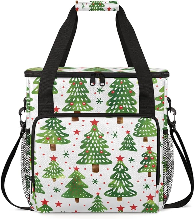Fantastic Tree Coffee Maker Carrying Bag Portable Travel Storage Tote Bag Compatible with K-Mini or K-Mini Plus Single Serve Coffee Brewer Carrying Case with Multiple Pockets &amp Shoulder Strap