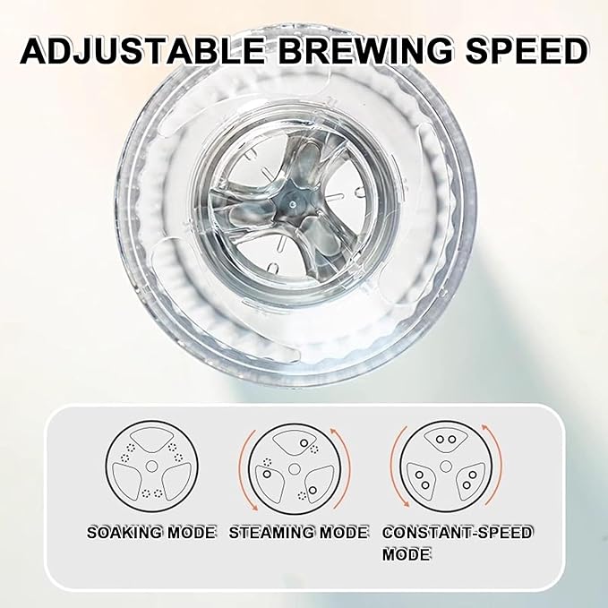 Pour Over Coffee Maker Drip Cold Brew Coffee Maker with 50 Pcs Paper Filter Glass Carafe Drip Rate Adjustable for Home Café Restaurant Camping